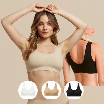 PROMO 3X1 | Corpiño Segunda Piel Estilo Top + Pack Bombachas de Regalo